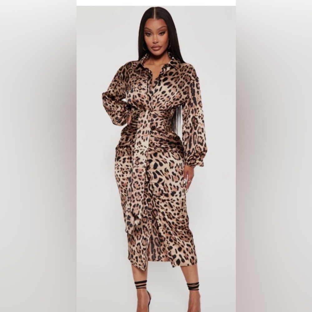 😍Print Long Sleeve dress😍